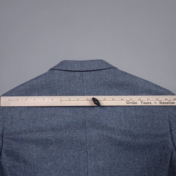 Astor & Black Nobility Herringbone Wool 2 Peice Suit Surgeon Cuffs 42 Chest - Picture 11 of 15